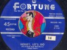 JOHNNY POWERS Honey Lets Go ROCKABILLY BOPPER 45 RPM