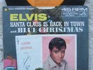 Elvis Presley-Blue Christmas-  ORANGE LABEL+PS