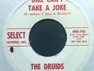 THE DRUIDS girl can't take a joke 45 GARAGE PSYCH HEAR