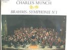 BRAHMS SYMPHONY 1 ORCHESTRE DE PARIS MUNCH EMI CVB 2085