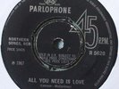 BEATLES  ALL YOU NEED IS LOVE  RARE LABEL ERROR