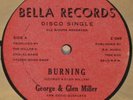 GEORGE & GLEN MILLER Burning ISLANDS COSMIC/DISCO 12