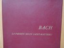 LEHMANN BACH passion Saint Mathieu BOX 4 LP DF 32/ 35