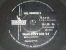 THE VENTURES Walk Don't Run INDIA prs. 78 rpm 1964 RARE