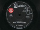 THE SAPPHIRES WHO DO YOU LOVE OZ 45 60'S STATESIDE