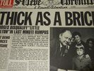 JETHRO TULL THICK AS A BRICK 1ST PRESS NEWSPAPER