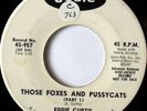 rare Soul R&B 45 EDDIE CURTIS those foxes & pussycats