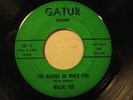 rare northern soul 45 WILLIE TEE I'm Having So Much Fun