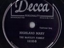 McNulty Family Decca 12100  Irish E+
