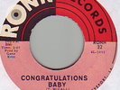 northern soul 45 BARBARA WEST congratulations baby HEAR