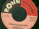 BARBARA WEST-CONGRATULATIONS BABY (RARE NORTHERN) HEAR