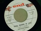 FOUR CHEERS--Fatal Charms. '58 rare doo wop 45 on END