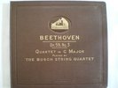 BUSCH STRING 4TET Beethoven 4Tet in C Maj 4xUK HMV E+