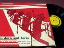 MILES DAVIS AND HORNS LP PRESTIGE 7025 NYC LABEL