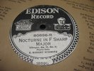 EDISON 80896 RARE ELECTRIC Robert SchmitzNOCTURNE F N-