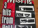MISFITS 3 HITS FROM HELL PROMO POSTER punk KBD