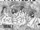 PINK FLOYD 'MONEY' DENMARK CARTOON SLEEVE EXC++++