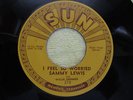SAMMY LEWIS,I FEEL SO WORRIED' SUN #218 PUSH MARKS M-