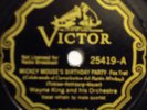 WAYNE KING Mickey Mouse Birthday VICTOR SCROLL 78 25419