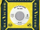 Popcorn northern soul NEIL SEDAKA Too Late M-    HEAR