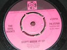 The Soul Agents - Dont Break It Up - UK Pye 15768