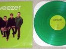 WEEZER SELF TITLED GREEN ALBUM VINYL LP COLORED OOP