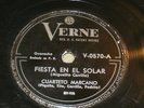 CUARTETO MARCANO FIESTA EN EL SOLAR SACRILEGIO 78rpm