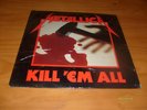 METALLICA KILL EM ALL 12 LP MEGAFORCE RECORD SEALED