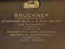 BOHM / DRESDEN ORCH - BRUCKNER #4 - HMV 78 RPM SET