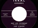 Northern Soul * JOE SIMON * Just Like Yesterday * HEAR