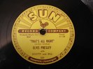 ELVIS PRESLEY That's All Right SUN 209 Cracked