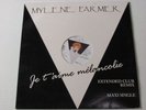 Mylene FARMER Je T'aime Mélancolie 1991 MAXI REMIXES