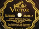 RAY NOBLE & ORCH Empty Saddles VICTOR SCROLL 78 25346
