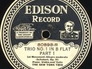 Edison Disc 80898 New York Trio Schubert