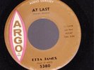   ETTA JAMES At Last ARGO-5380 45  