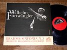 QALP 10259 Brahms Sinfonia 3 FURTWANGLER Berliner  NM