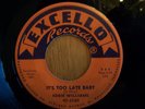 Excello 2180 Eddie Williams, R&B/Blues 45