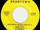 EARL LETT Born With The Feelings RARE DEEP FUNK 45 Hear