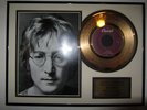 John Lennon 24KT Gold-Plated Record LP Imagine