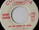 rare Soul 45 KENNY RANKIN in the name of love COLUMBIA