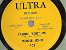 Moose John 78 ULTRA Wrong Doin Woman 1955 Johnny Otis