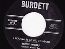 NORTHERN SOUL 45RPM - BERNIE MOORE on BURDETT RECORDS