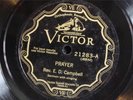 REV. E. D. CAMPBELL VICTOR 21283 GOSPEL BLUES 78 RPM E
