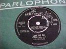 *BEATLES* LOVE ME DO - 1964 *BLACK LABEL*PARLOPHONE 45