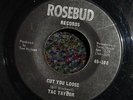 TAC TAYLOR - CUT YOU LOOSE Obscure FUNK 45 Rosebud HEAR