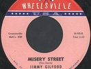 JIMMY GILFORD: I Wanna Be Your Baby / Misery Street (rare soul vinyl 45)