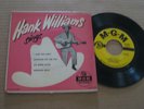Hank Williams 45 EP Sings ORIG. RARE