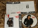 MICHAEL JACKSON BAD JAPAN PICTURE DISC LP VINYL SIGNED