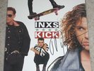 INXS  'KICK' LP SIGNED BY MICHAEL HUTCHENCE GENUINE