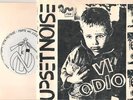 UPSET NOISE/WARFARE split ITALY kbd wretched punk 7